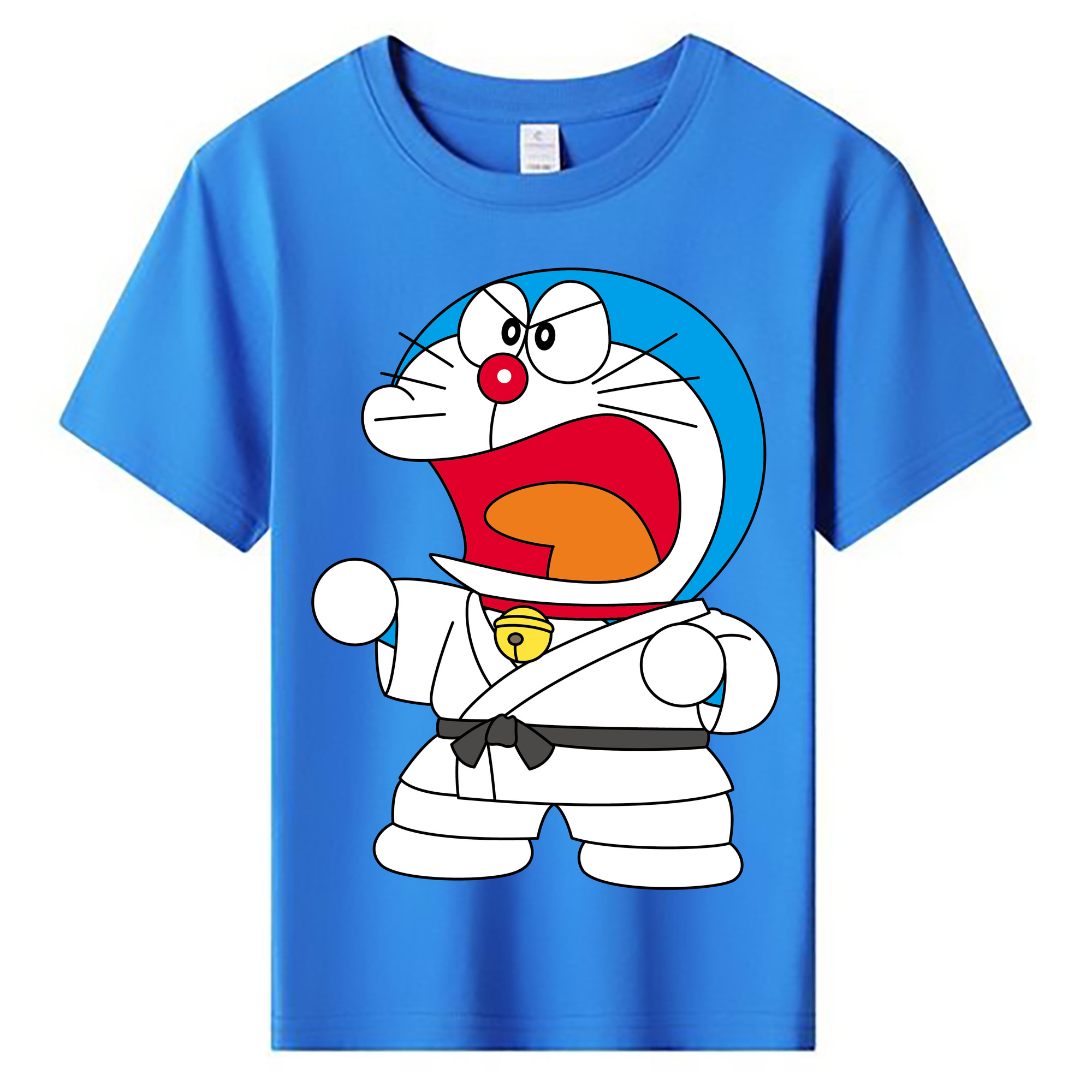 （画像用） ドラえもん Doraemon 綿100％キッズTシャツ（フロントプリント）